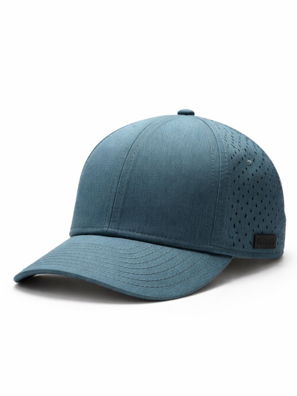 Melin A-Game Hydro Snapback Hat Heather Ocean OS Performance Cap